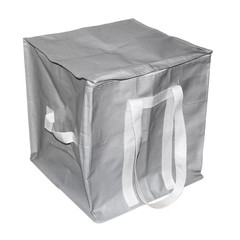 14 In. L X 14 In. W X 15 In. D Small Moving Box Tote (4-Pack)