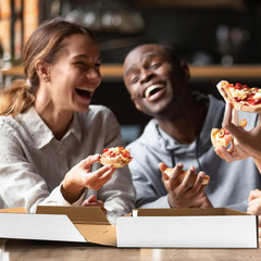 15 Pcs Cardboard Pizza Box 7.3 x 7.3 x 1.6 Inch White Kraft Corrugated Mini Pizz
