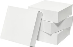 Mefleet 12X12X4 Inches Large Gift Boxes with Lids 10 Pack Extra Deep Square