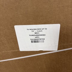 2 Pack Adjustable TV Moving Box Flat Panel TVs Up to 70 Inch Safe Packing