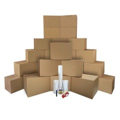 UBMOVE Moving Boxes 2 Room Bigger Smart Moving Kit 28 Boxes ,Tape, & more