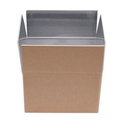 20-Pack Kraft Insulated Shipping Boxes 12 × 10 × 8 in Collapsible 200kg Load