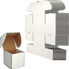 6x6x6 inches Small Shipping Boxes Set of 20 – White Mailer Corrugated Cardboa…