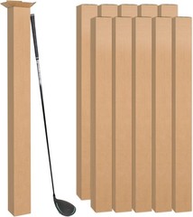 10 Pcs 4 X 4 X 48 Inch Golf Club Shipping Boxes 4L X 4W X 48H Tall Corrugated Bo
