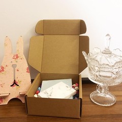 5x5x2 inches Shipping Boxes Set of 25, Brown Corrugated Mailing Cardboard Box