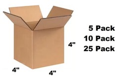 Lot of 4x4x4 Cardboard Paper Box Mailing Packing Shipping Box Corrugated Carton