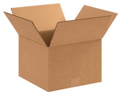 25 Pack Cardboard Mailer Packing Boxes 10x10x8 Corrugated Mailer Shipping Boxes